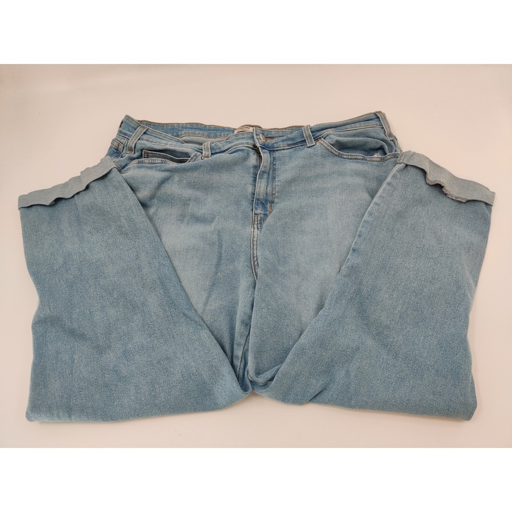 Signature by Levi Heritage‎ Boyfriend Jeans Light Wash Distressed Size 22 W36